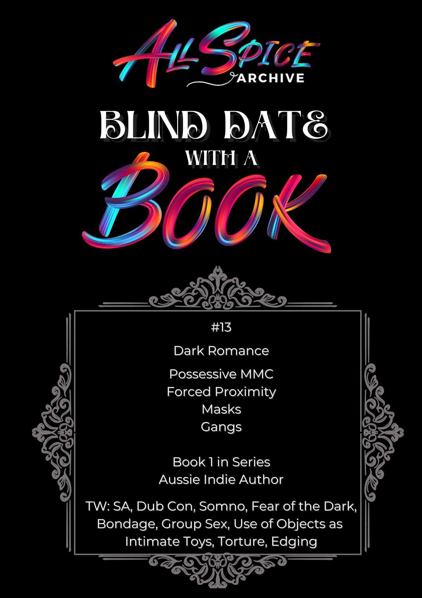 Dark Romance #13 | Blind Date with a Book