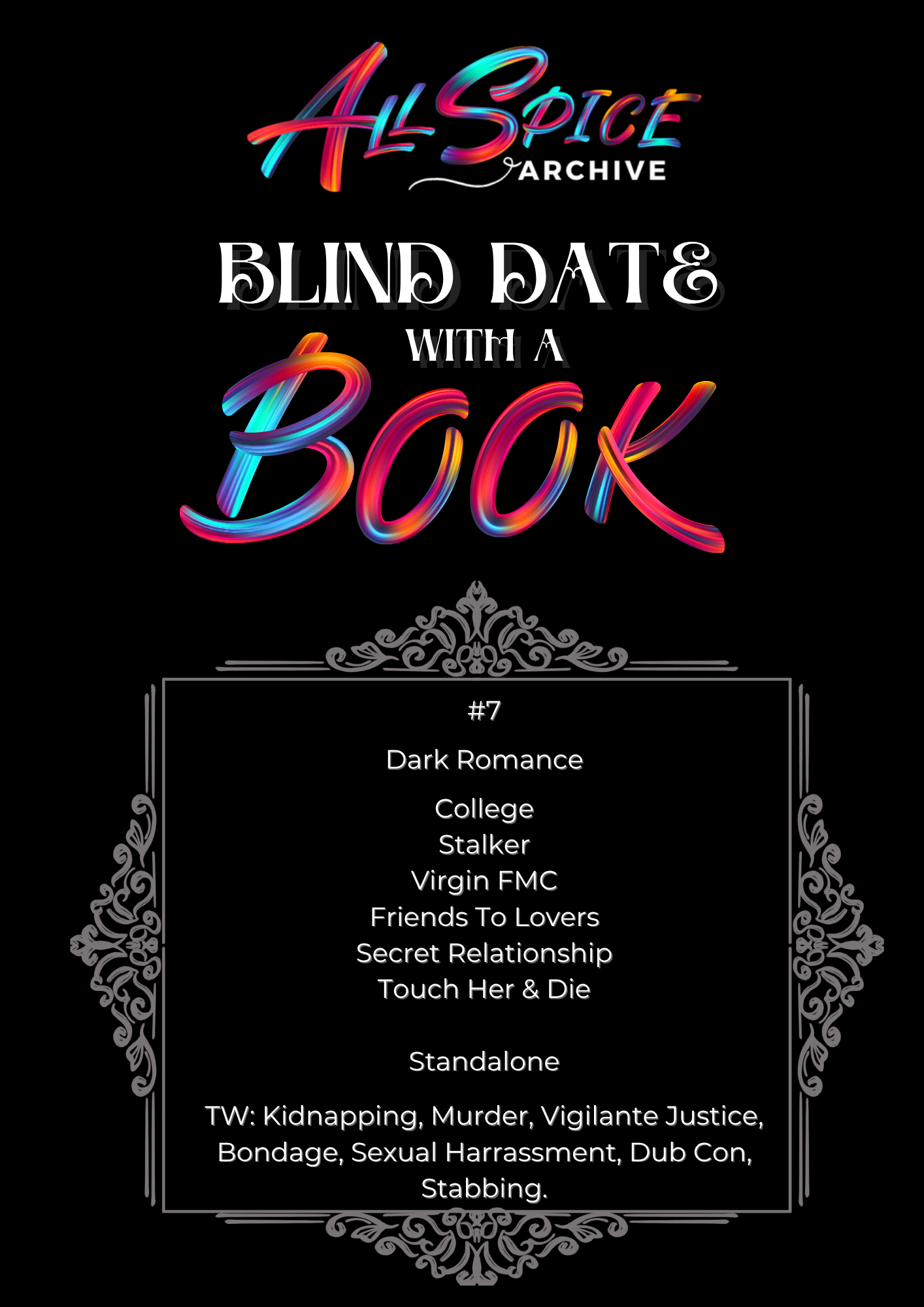 Dark Romance #7 | Blind Date with a Book