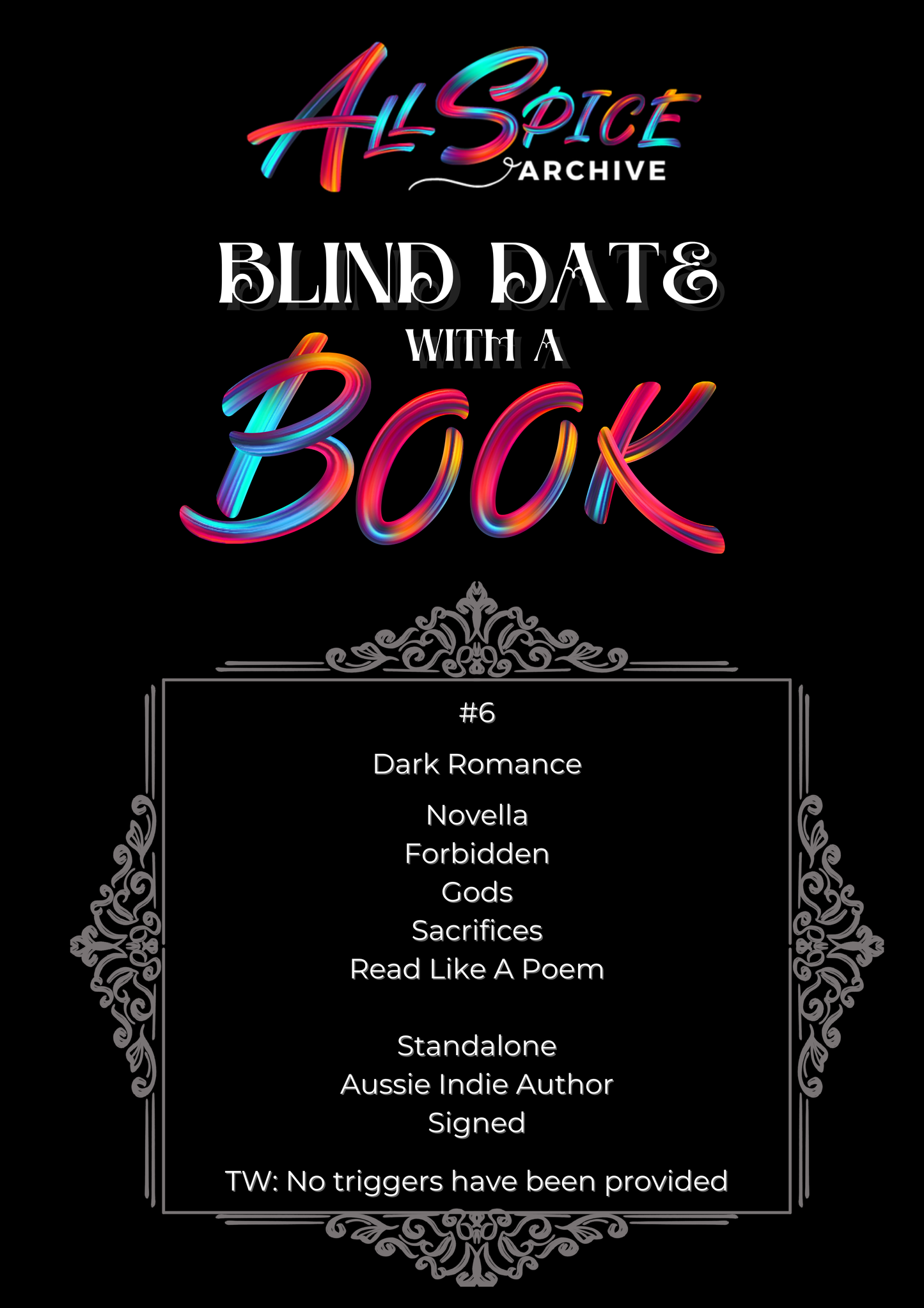 Dark Romance #6 | Blind Date with a Book