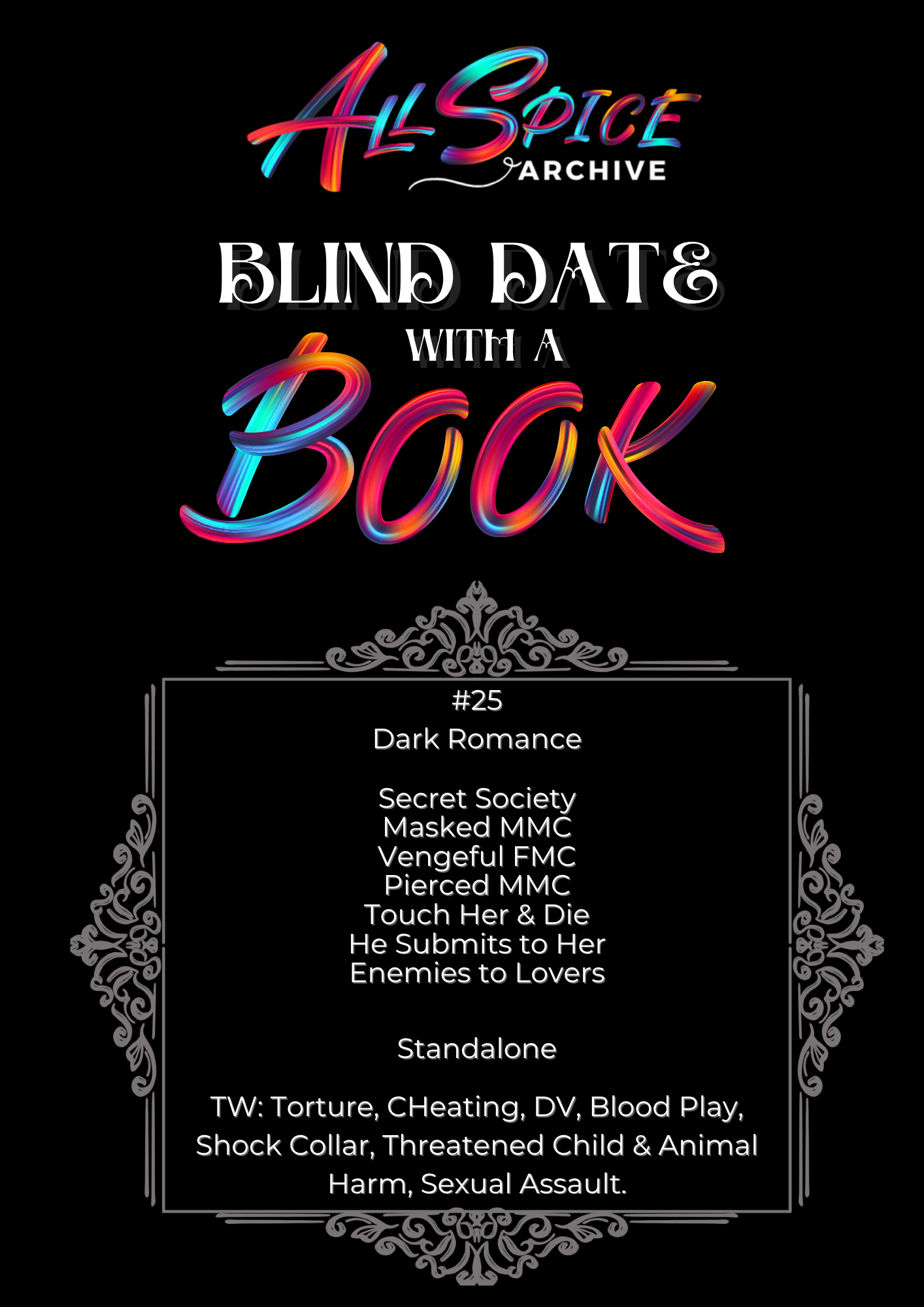 Dark Romance #24 | Blind Date with a Book
