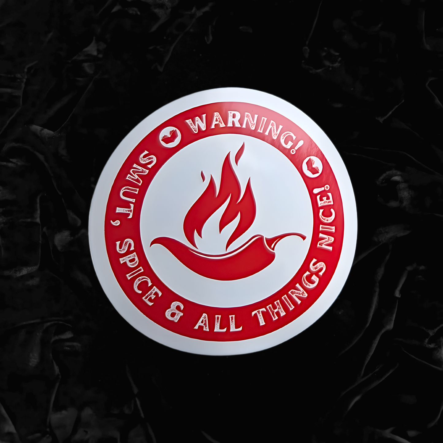Spicy Warning Sticker