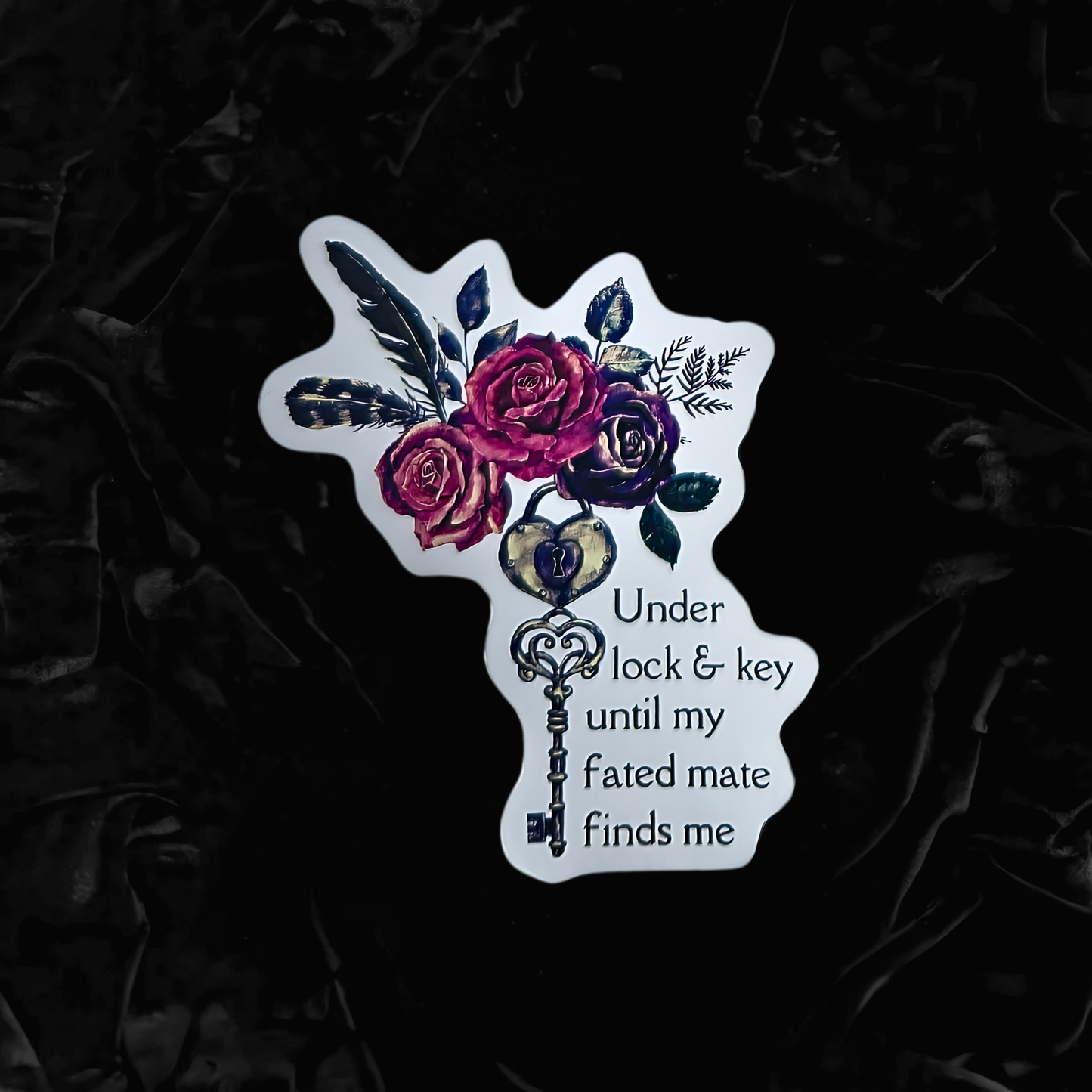 Under Lock And Key Sticker