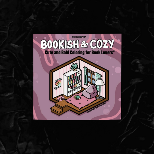 Bookish & Cozy Coloring Book (Signed) | Stevie Carter