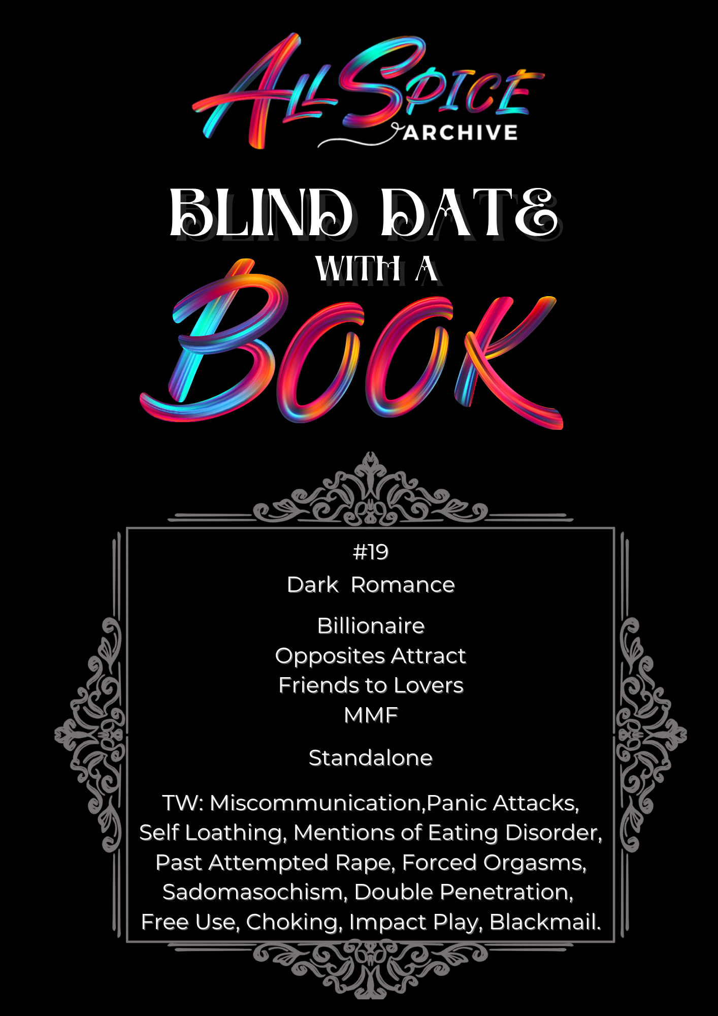 Dark Romance #19 | Blind Date with a Book