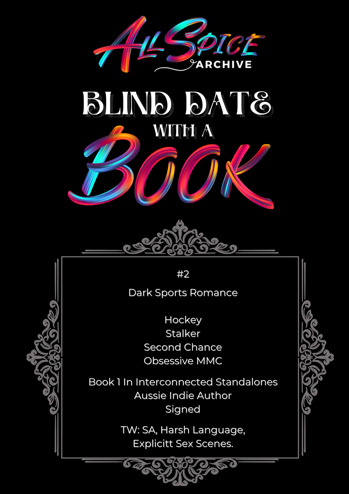Dark Sports Romance #2 | Blind Date with a Book