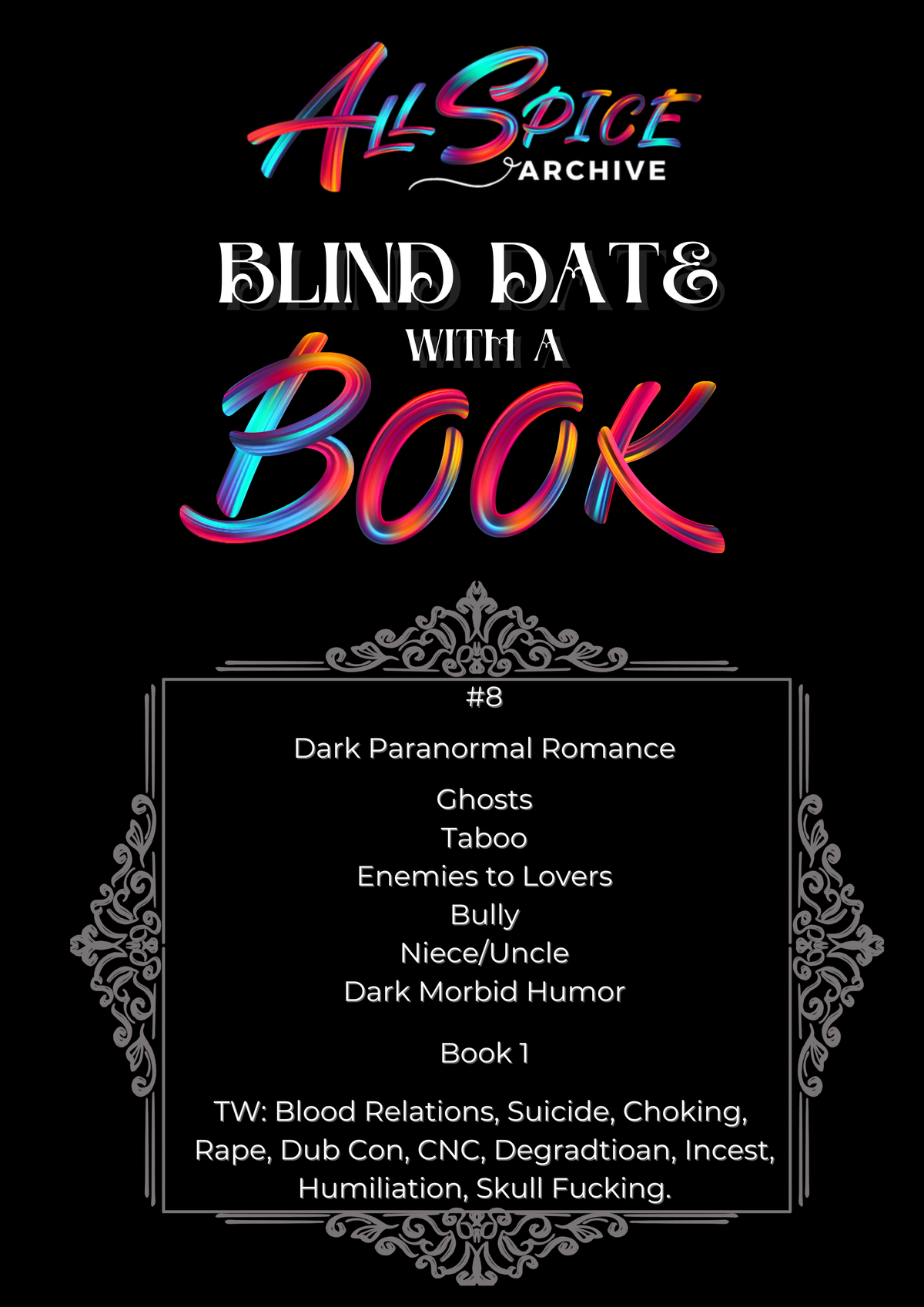 Dark Paranomal Romance #8 | Blind Date with a Book