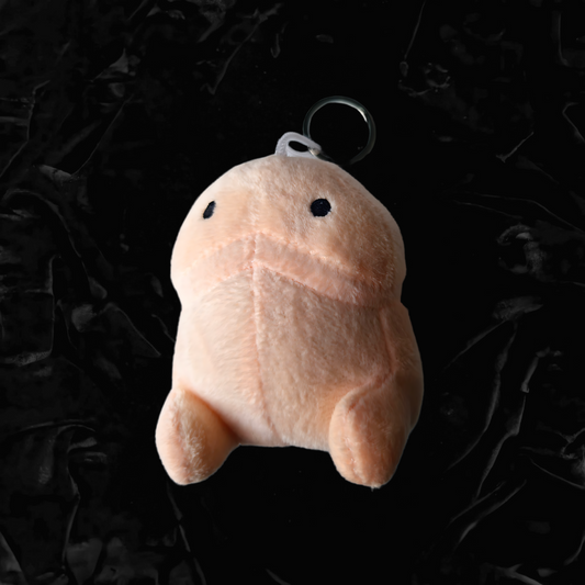 Small Plush Key Ring Penis | Pale